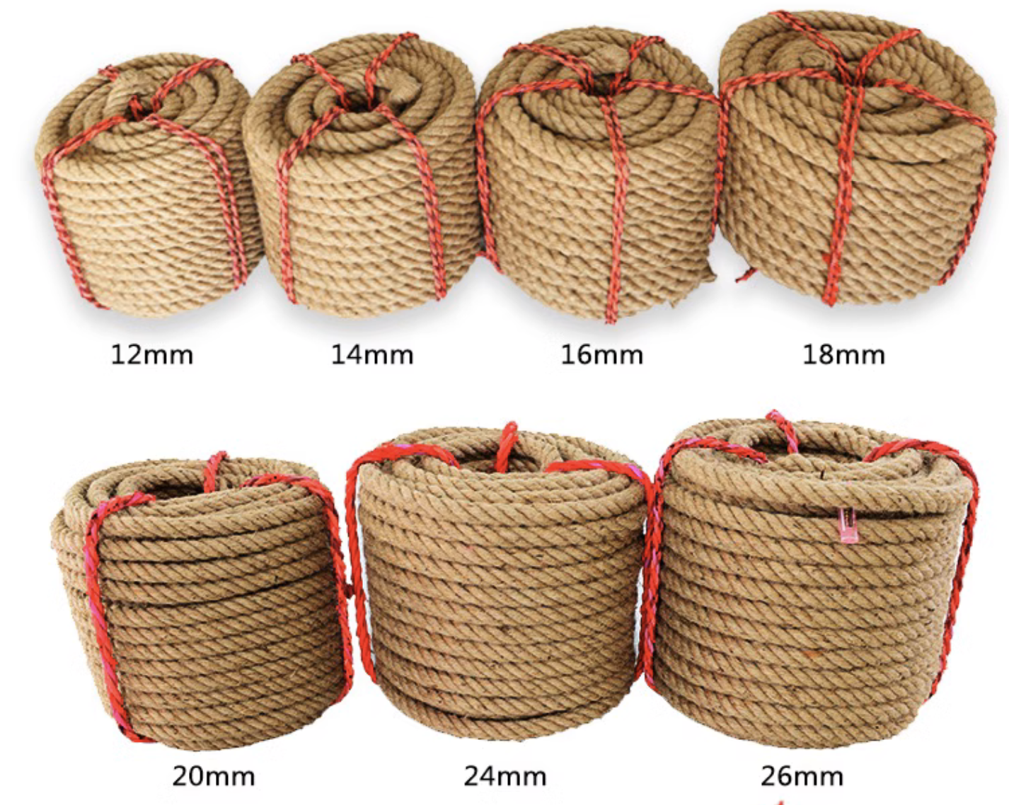 Vintage Sewing Textile - 5/6/8/10mm Vintage Jute Rope String DIY