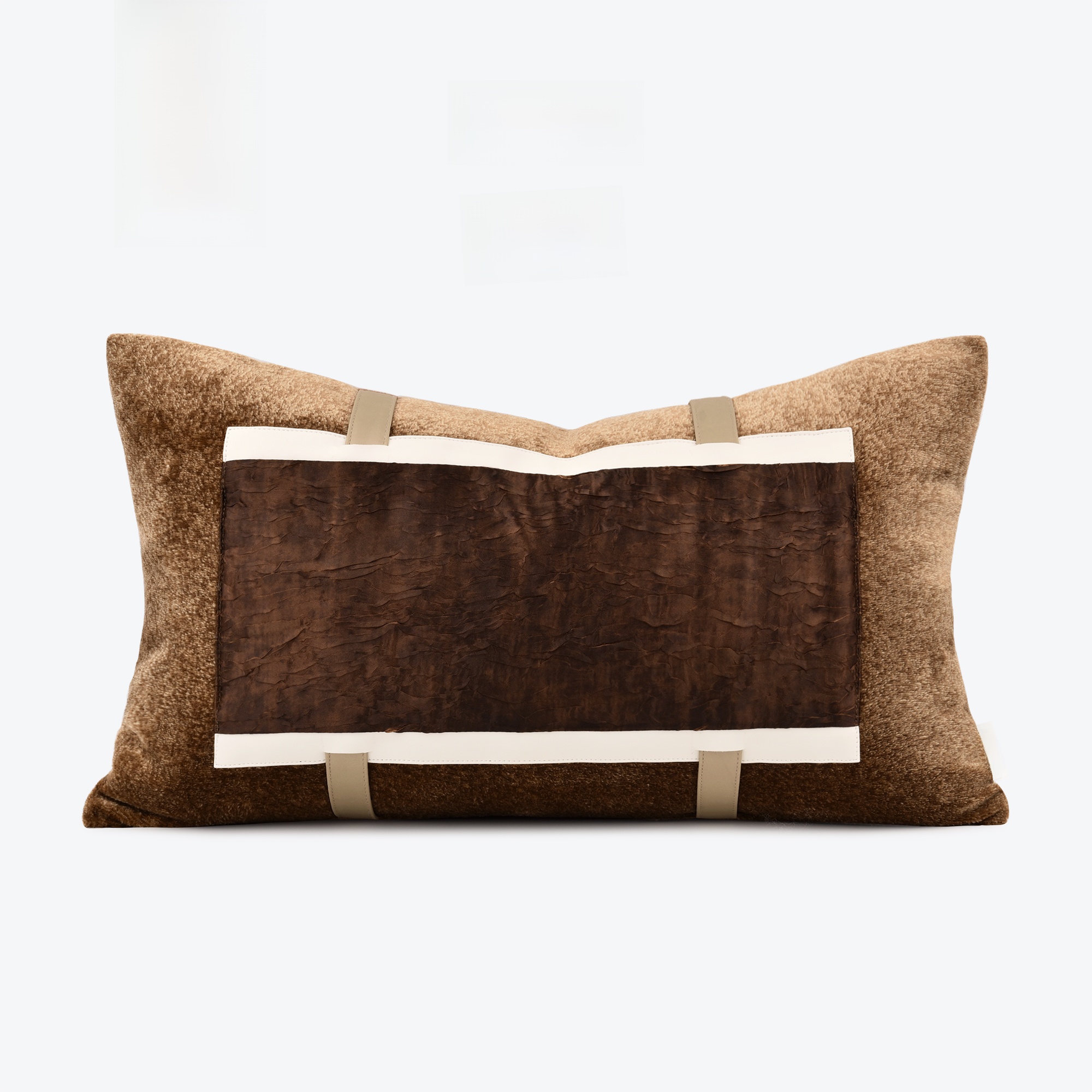 Century Textile & Sewing Supply Online Shopping - Mid-Century Modern Brown Coffee Pillow Lumbar
