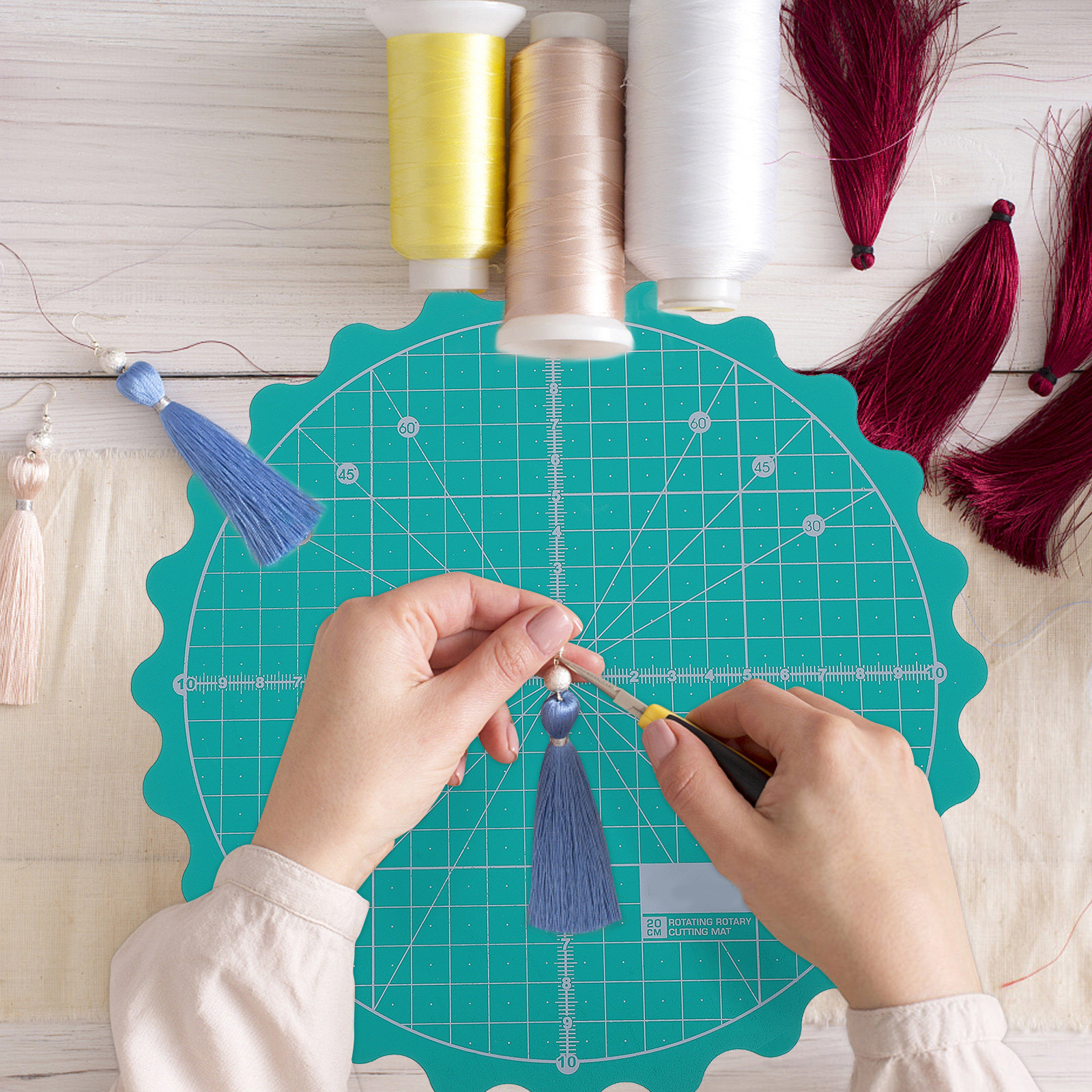 Cutting Mat Self Heal - 1Pcs Circle Rotary Cutting Mat Self-Healing