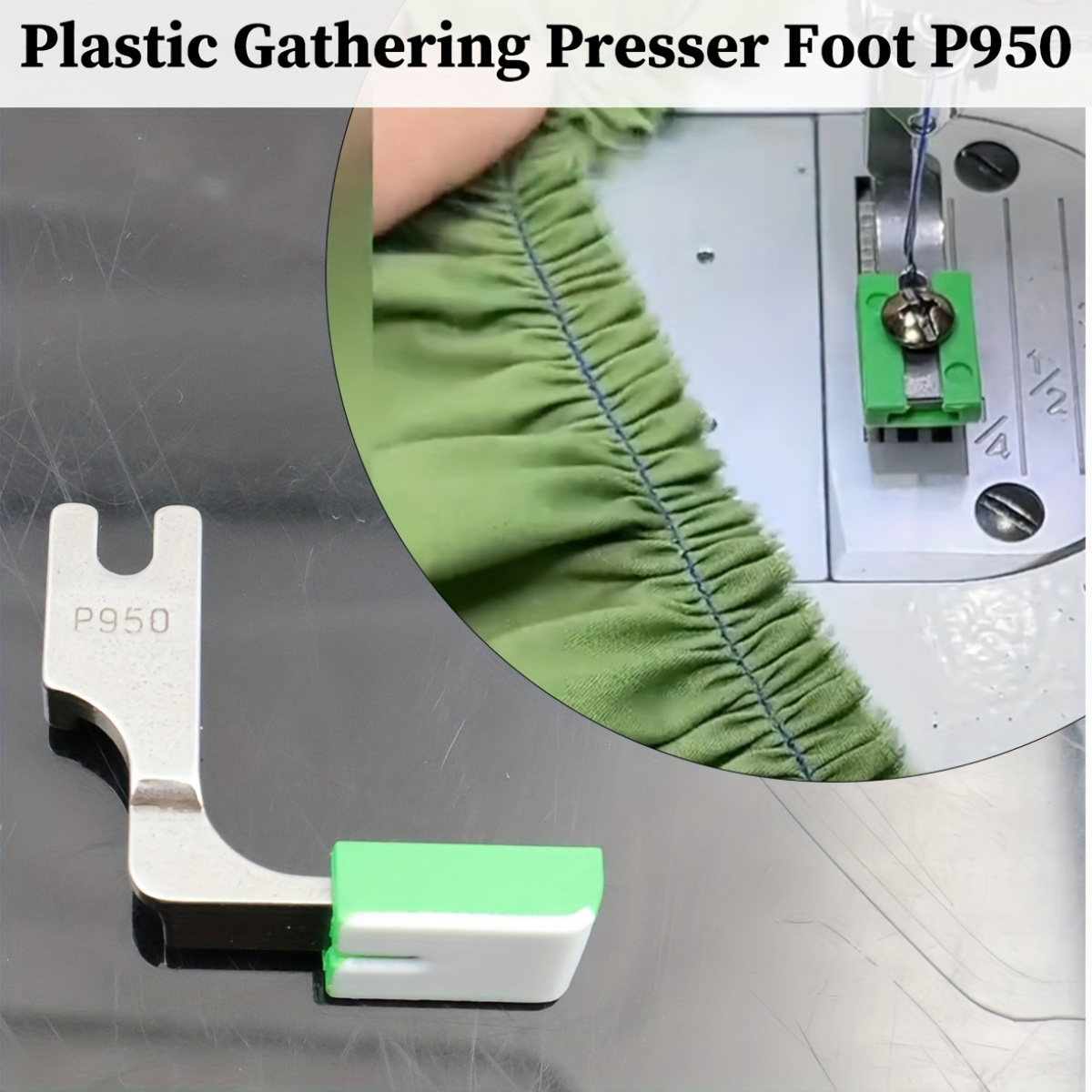 Textile Sewing Machine - P950 Adjustable Ruffling Presser Foot for