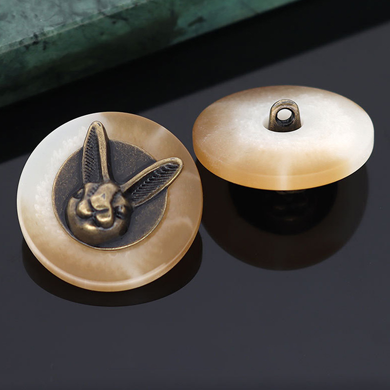10pcs 25mm Vintage Copper Rabb - Vintage Sewing Textile のレビューと価格