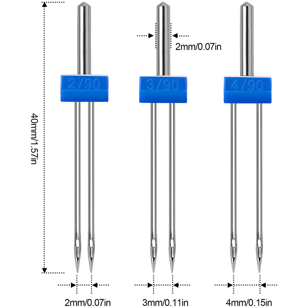 3-9Pcs Sewing Machine Twin Nee - Twin Needle Stretch のレビューと価格