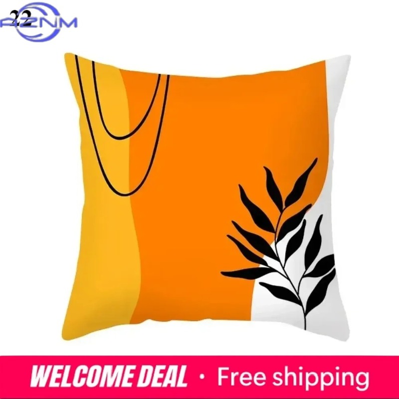 Boho Orange Abstract Cushion C - Century Textile & Sewing Supply Online Shopping のレビューと価格