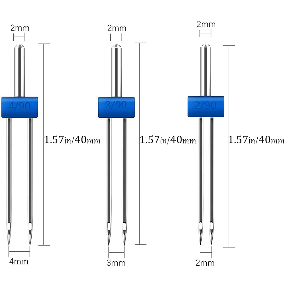 3PCS Sewing Double Twin Needle - Twin Needle Stretch のレビューと価格