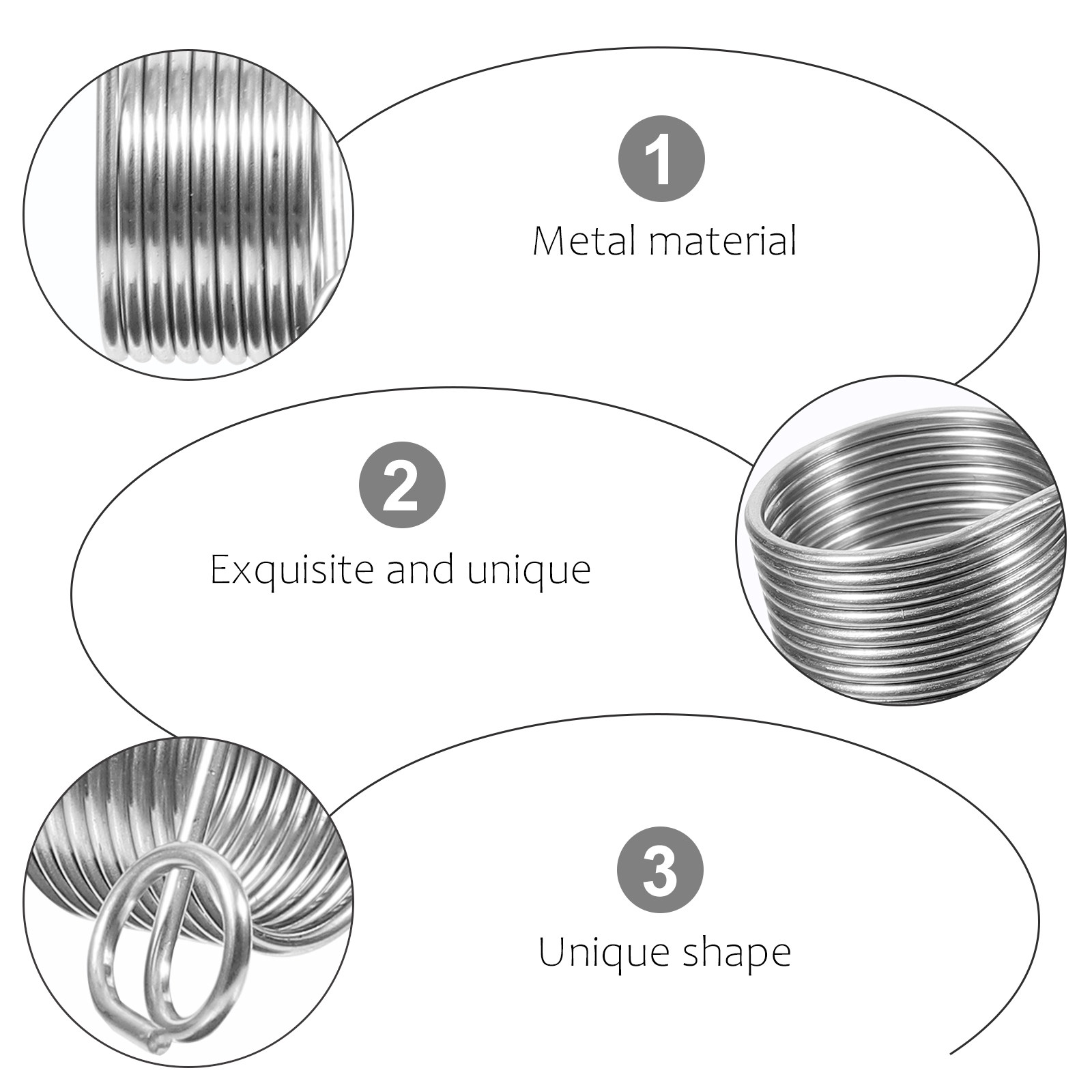 6Pcs Premium Metal Knitting Lo - Sewing Knit のレビューと価格