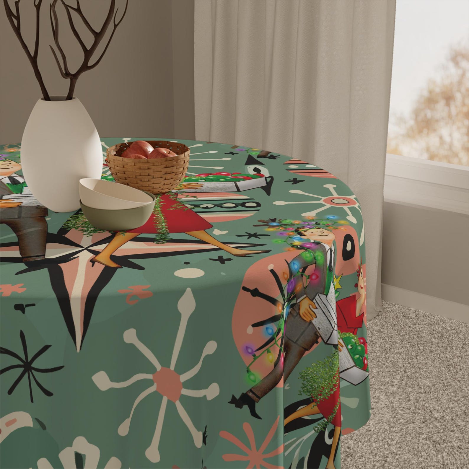 Retro 1950s Kitsch Christmas S - Century Textile & Sewing Supply Online Shopping のレビューと価格