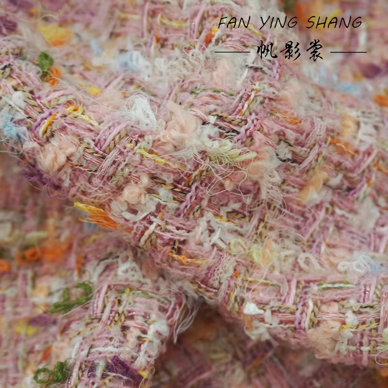 2025 Pink Color Weaving Plaid  - Sewing Tweed のレビューと価格