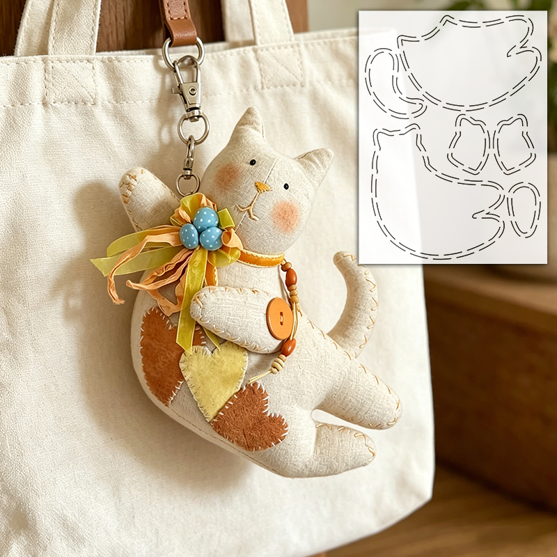 YOMDID 1pc Cute Lying Kitten Q - Sewing Necessities のレビューと価格