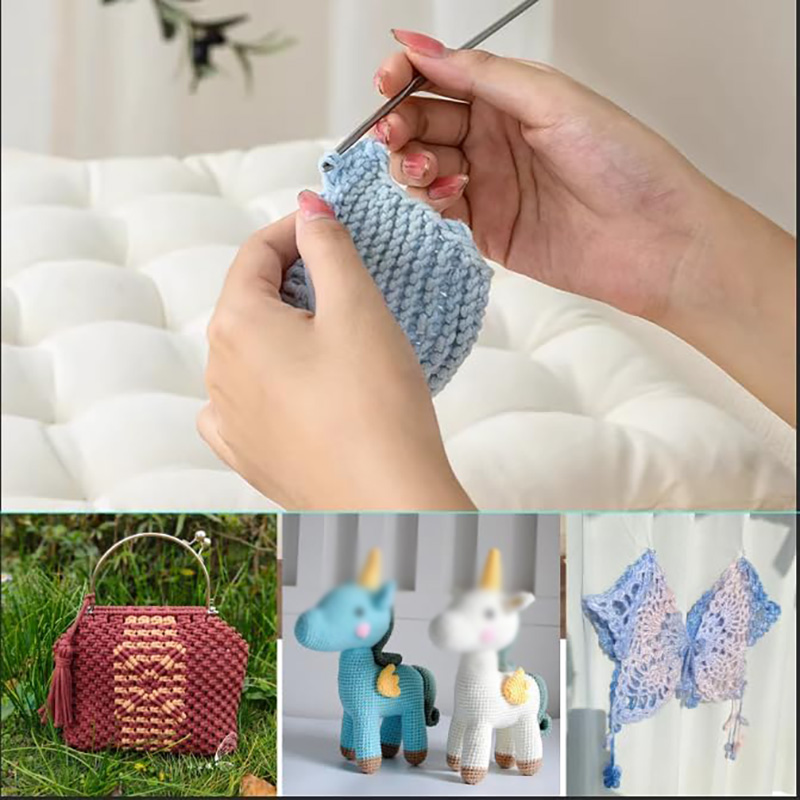 4 Pcs Stainless Steel Crochet  - Sewing Necessities のレビューと価格