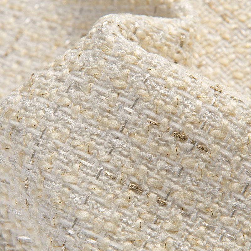 Beige Color and Gold Wire Yarn - Sewing Tweed のレビューと価格