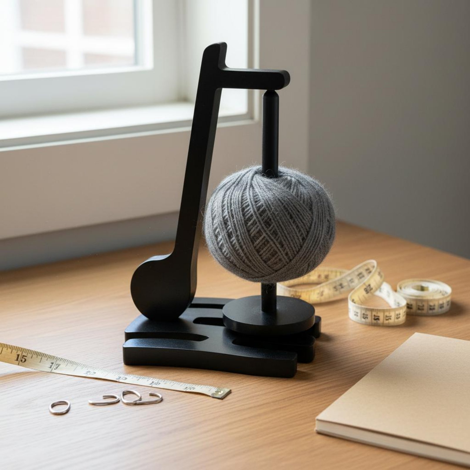 Wooden Yarn Holder 360° Rotati - Sewing Knit のレビューと価格