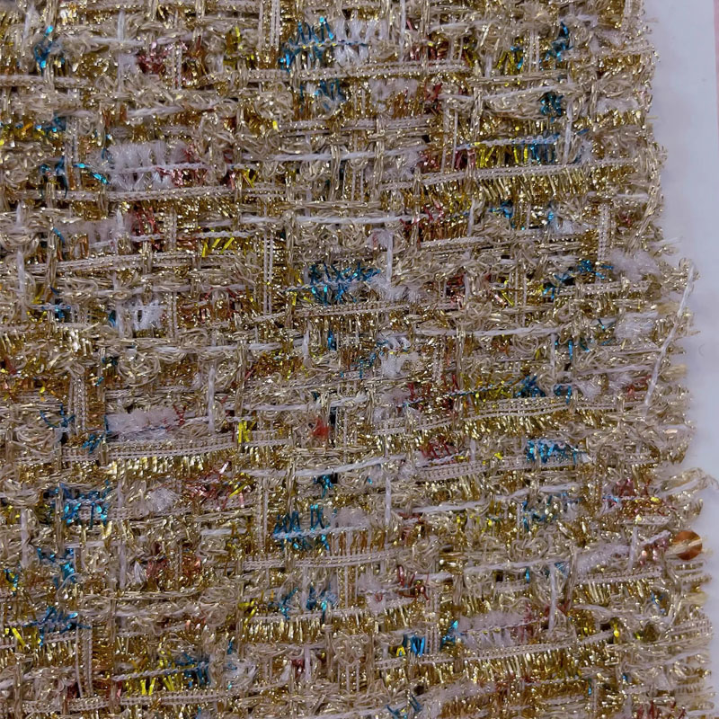 Gold Wire and Sequin Yarn-Dyed - Sewing Tweed のレビューと価格