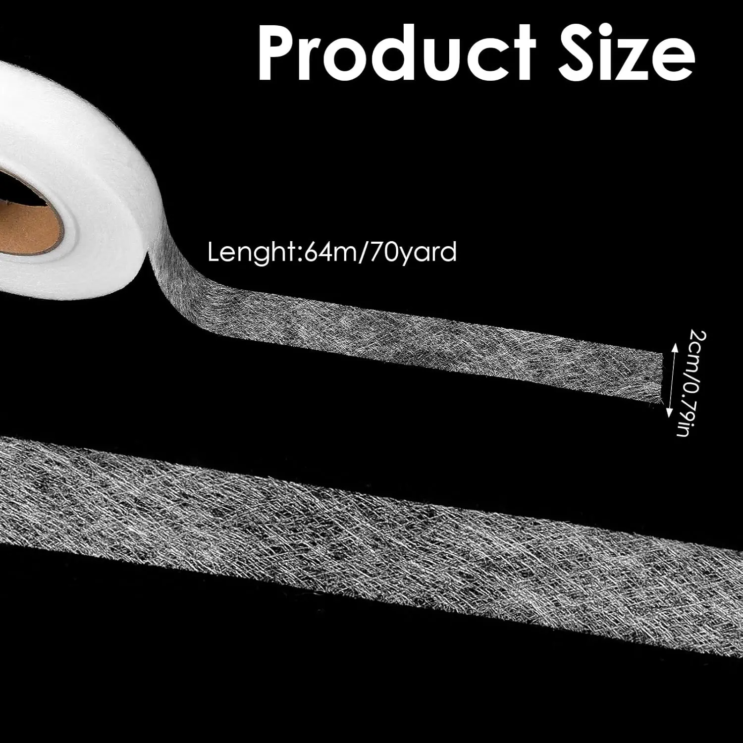 Double-Sided Iron-On Hem Tape  - Hem Tape Fusible のレビューと価格