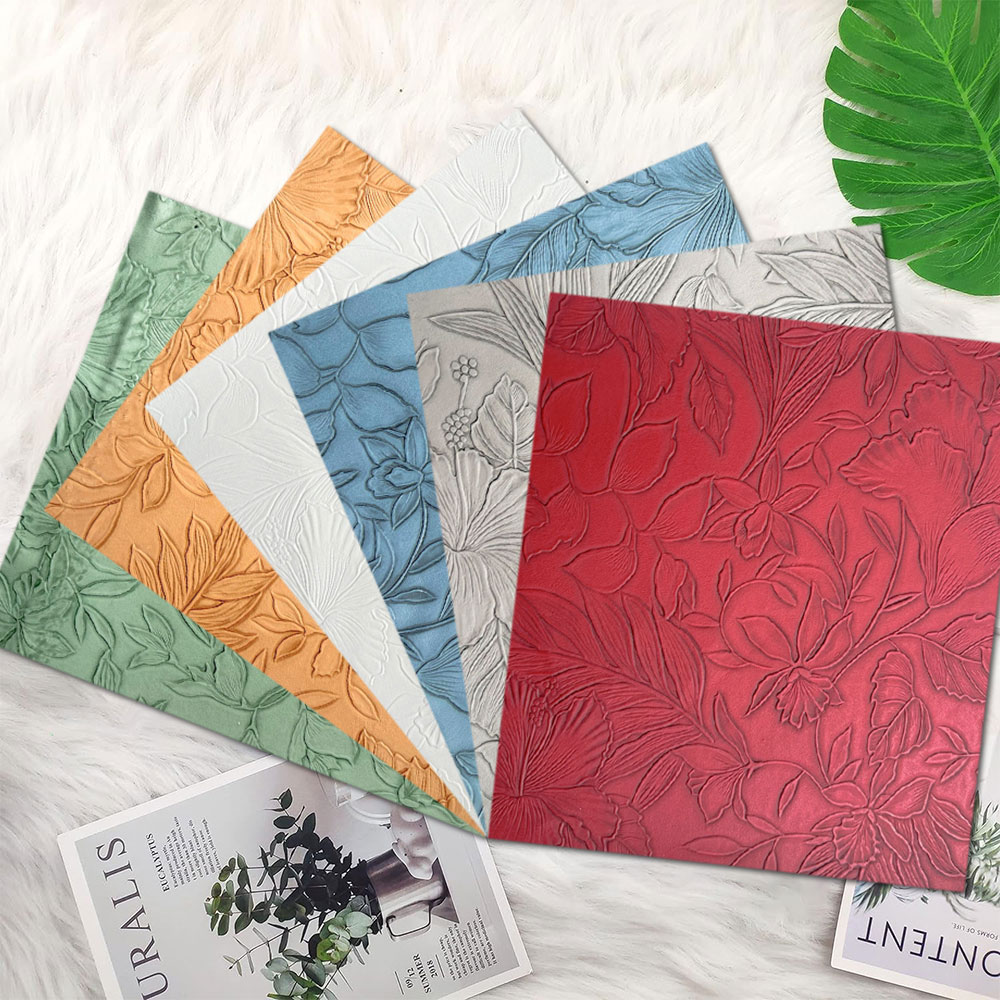 Vintage Flower Embossed Faux L - Vintage Sewing Textile のレビューと価格
