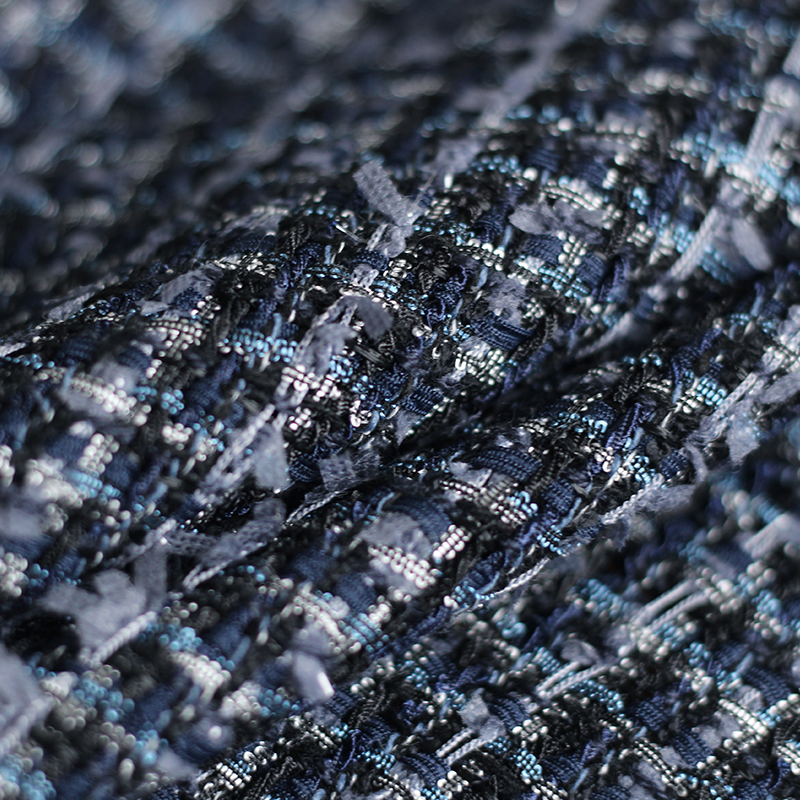 Red raspberry 550g Deep blue g - Sewing Tweed のレビューと価格