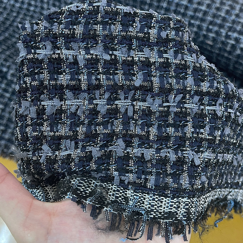 Red raspberry 550g Deep blue g - Sewing Tweed のレビューと価格