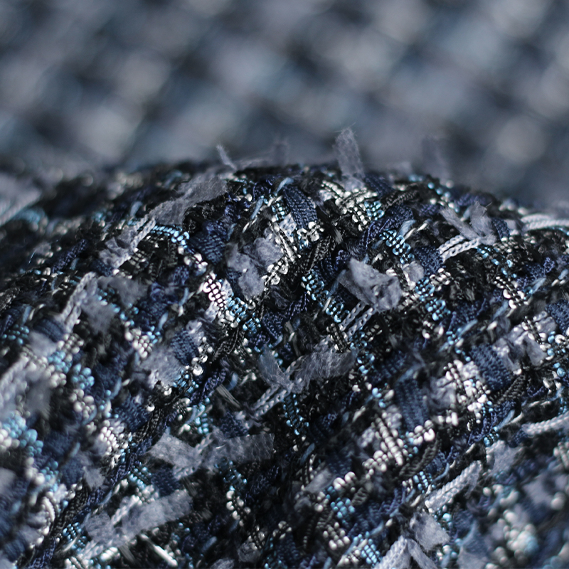 Red raspberry 550g Deep blue g - Sewing Tweed のレビューと価格
