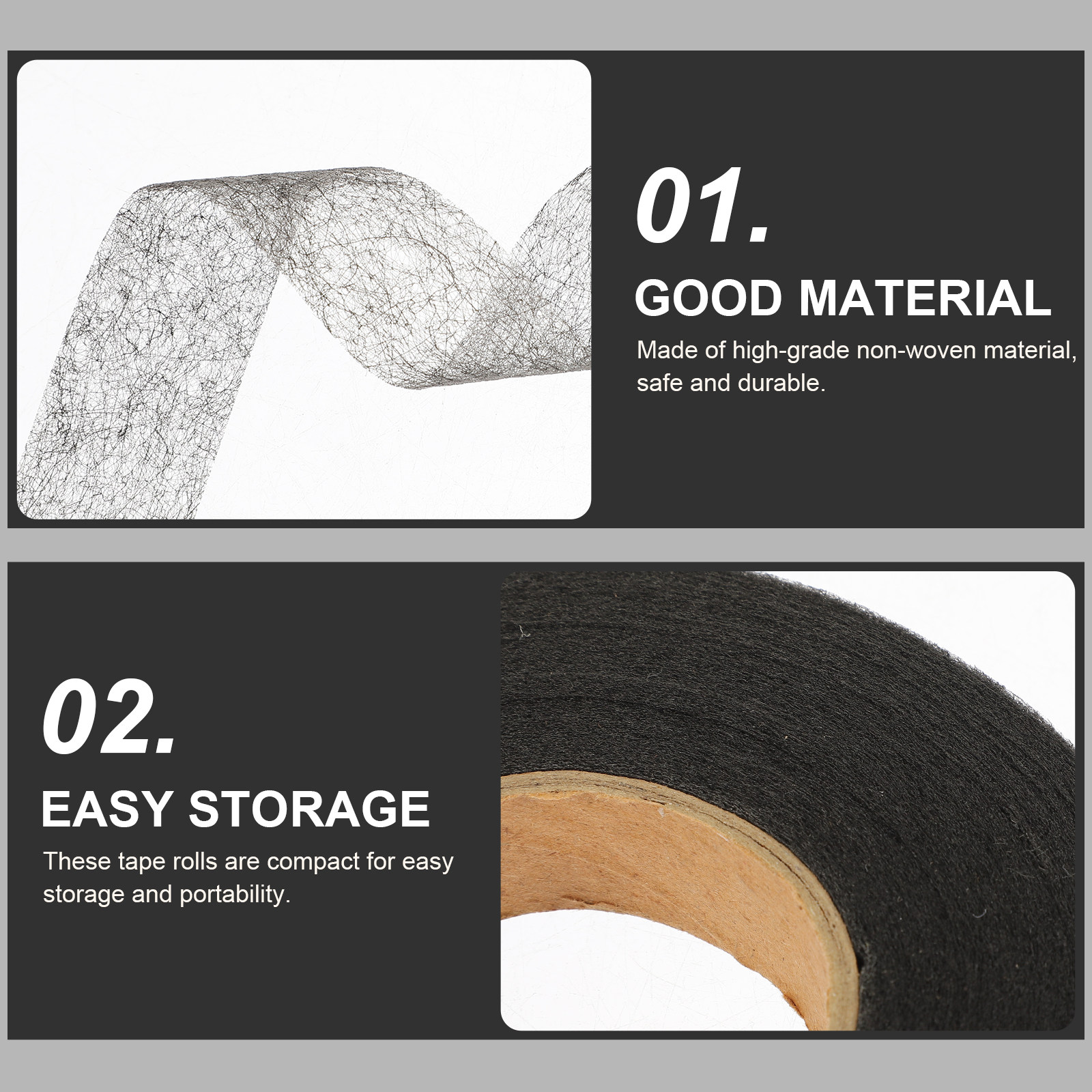 2 Rolls Iron-on Double-Sided F - Hem Tape Fusible のレビューと価格