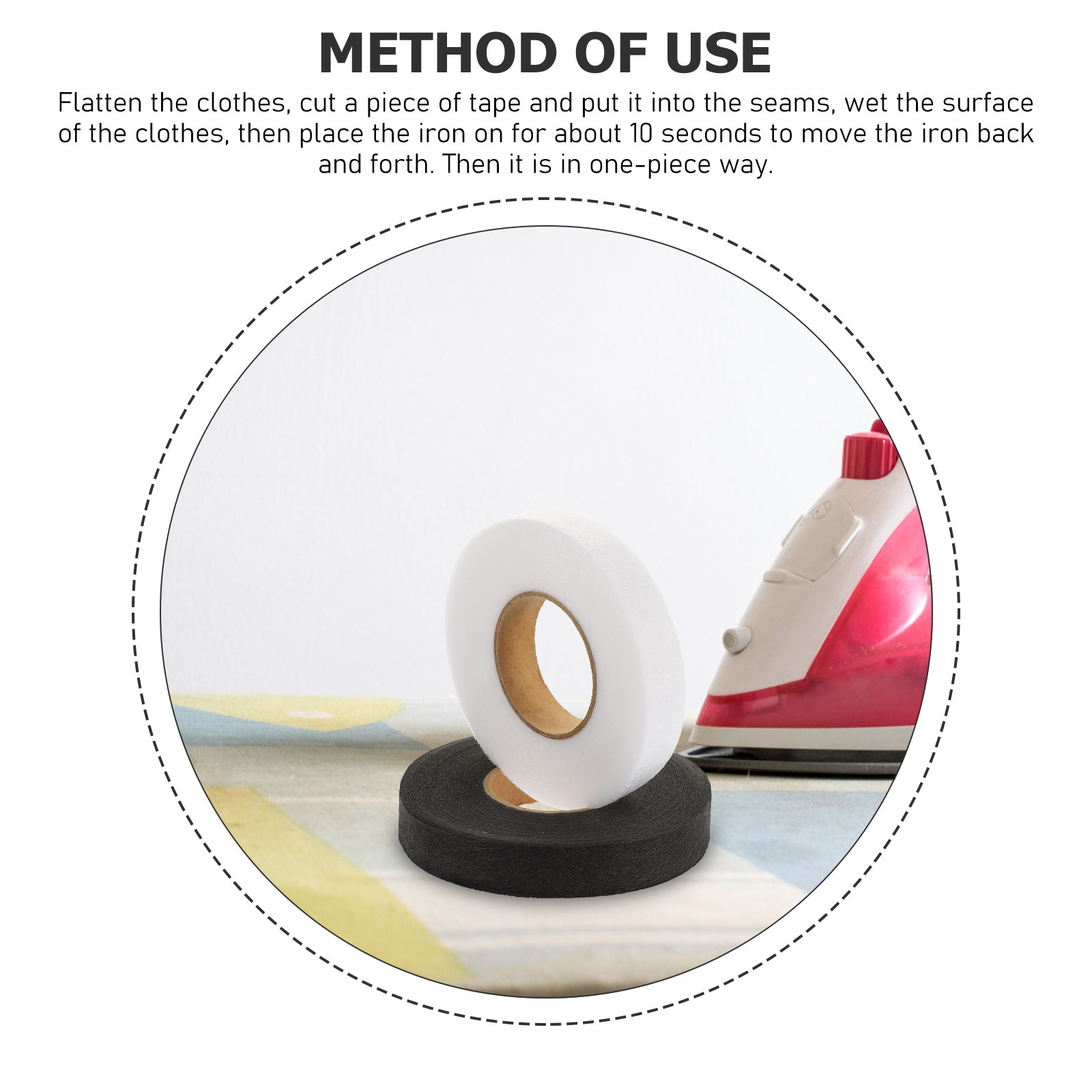 2 Rolls Iron-on Double-Sided F - Hem Tape Fusible のレビューと価格