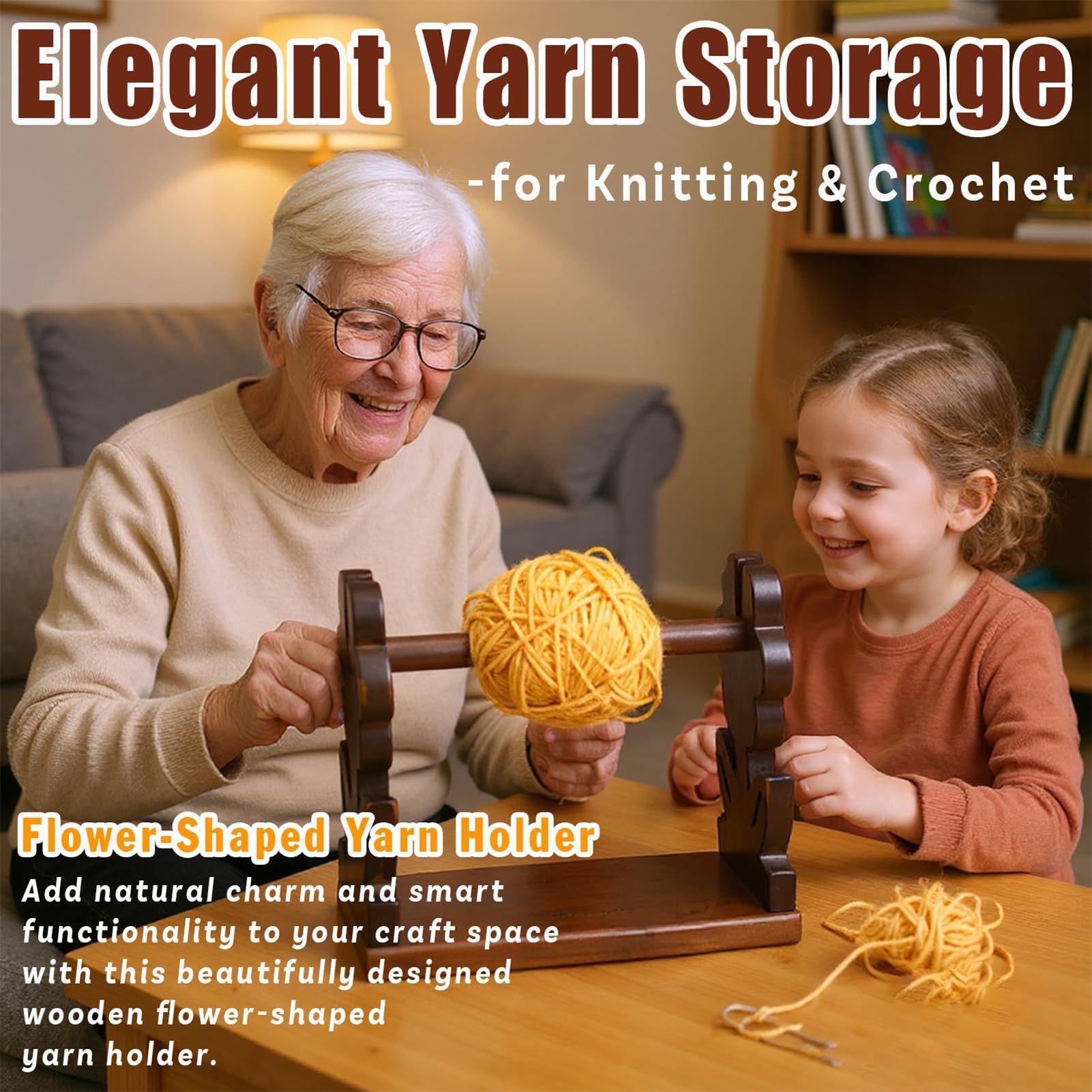 Yarn Holder Wooden Yarn Holder - Sewing Knit のレビューと価格