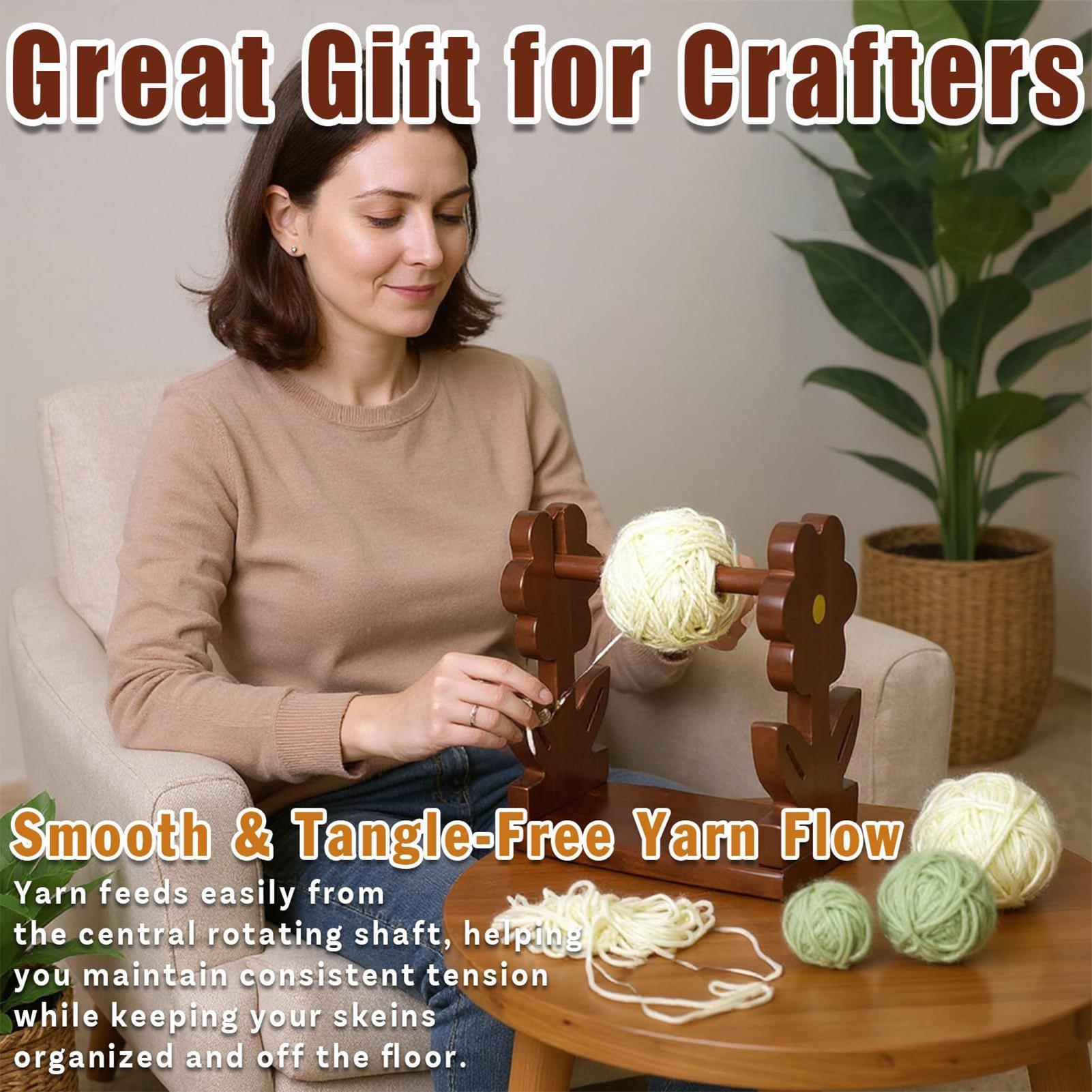 Yarn Holder Wooden Yarn Holder - Sewing Knit のレビューと価格