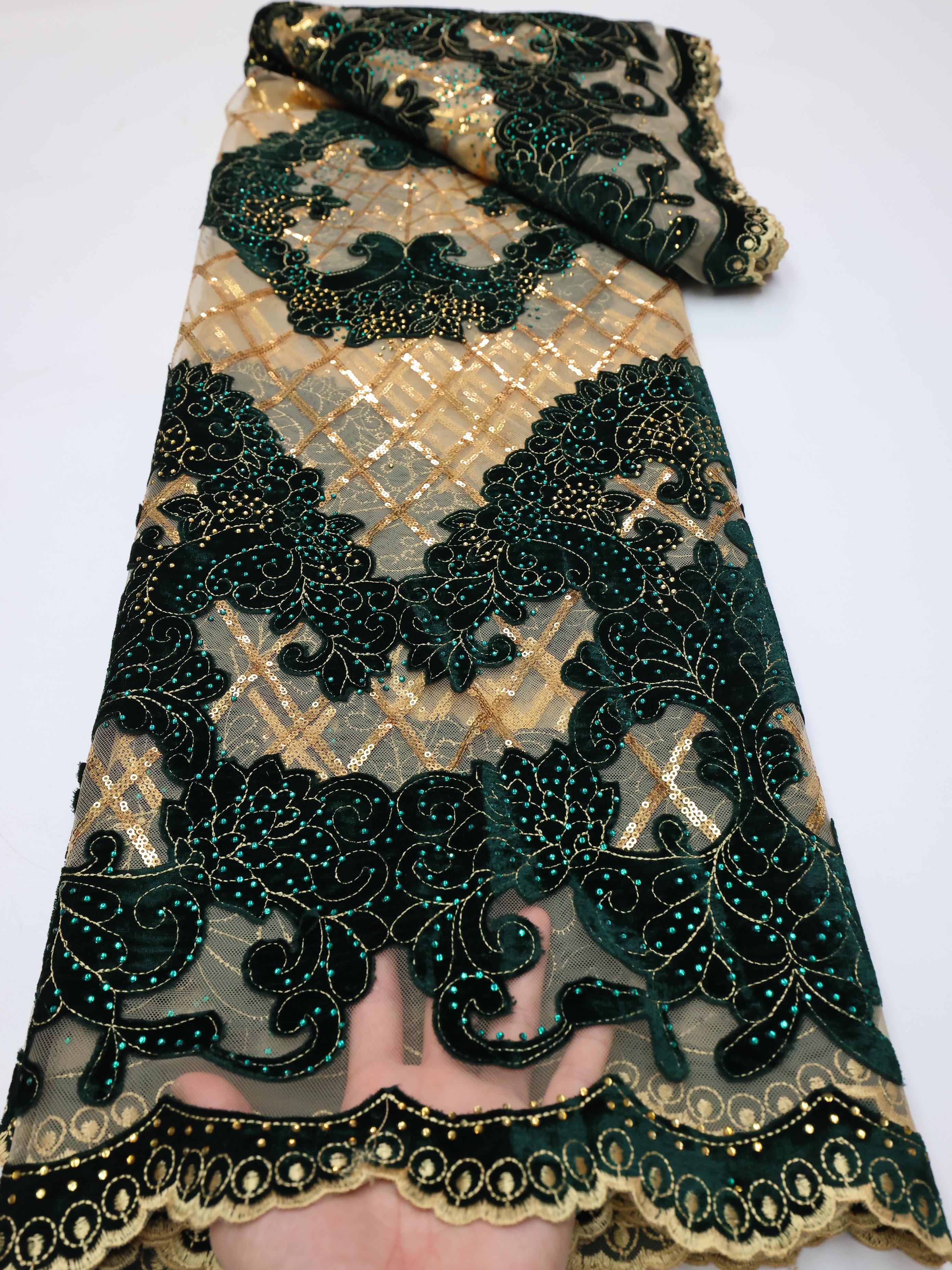 Wholesale Fashion African Velv - Sewing Velvet Fabric のレビューと価格