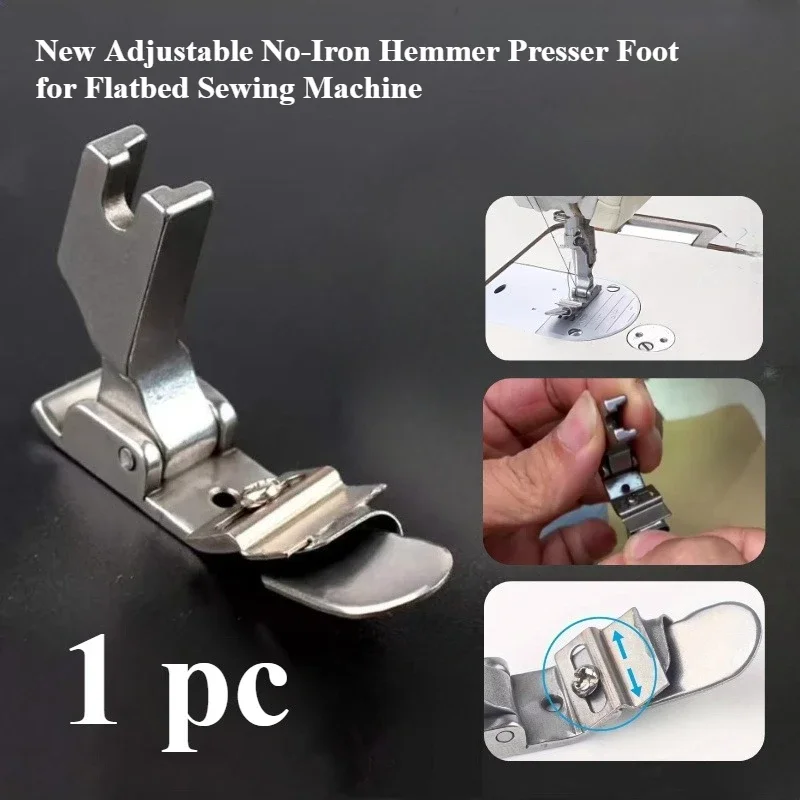 Adjustable No-Iron Hemmer Foot - Textile Sewing Machine のレビューと価格
