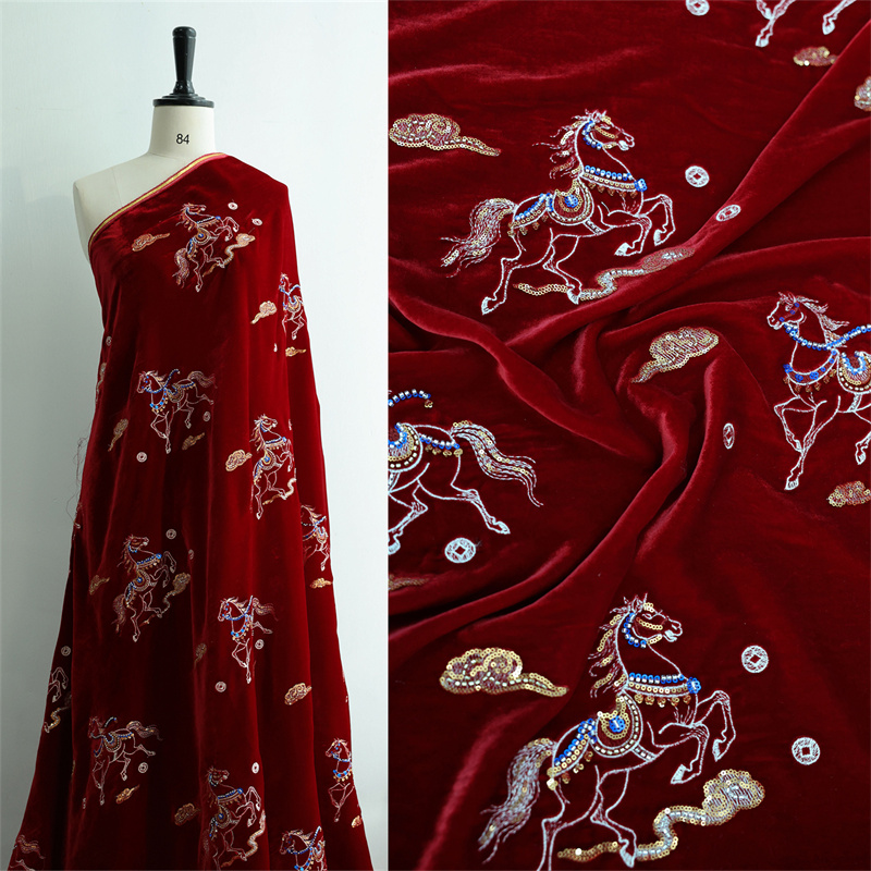 Autumn/Winter Thick Silk Velve - Sewing Velvet Fabric のレビューと価格