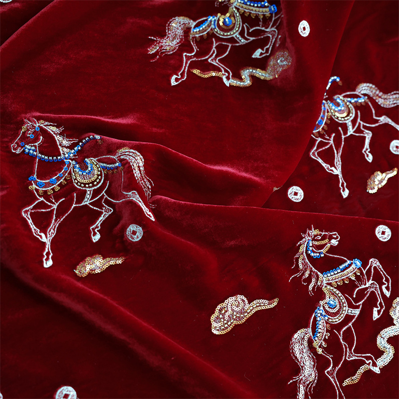 Autumn/Winter Thick Silk Velve - Sewing Velvet Fabric のレビューと価格