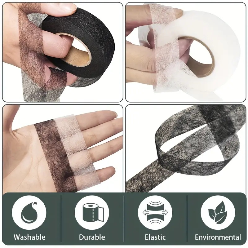 2Roll Black White Double-sided - Hem Tape Fusible のレビューと価格