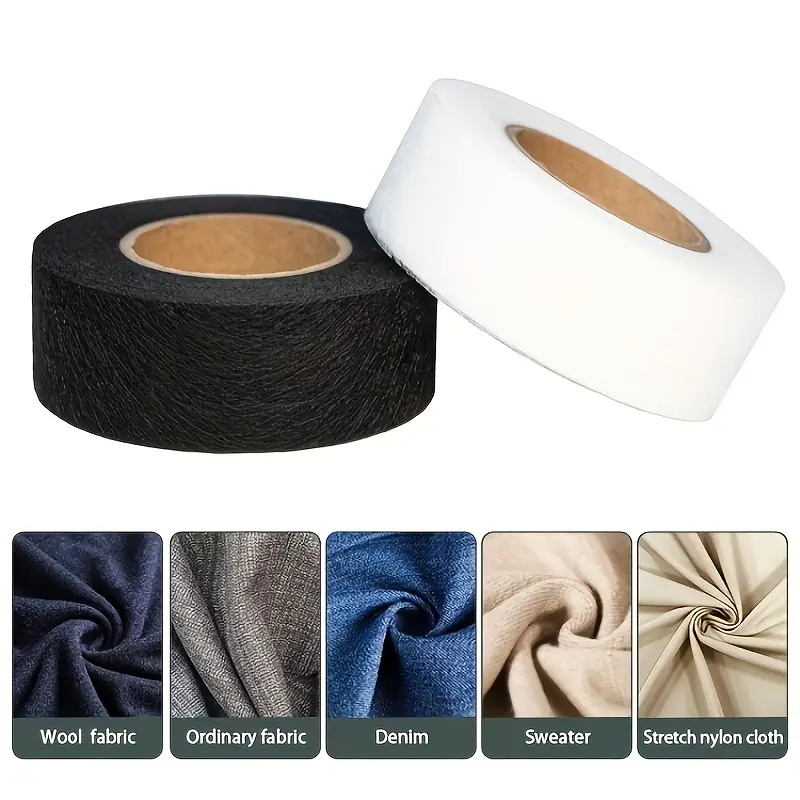 2Roll Black White Double-sided - Hem Tape Fusible のレビューと価格