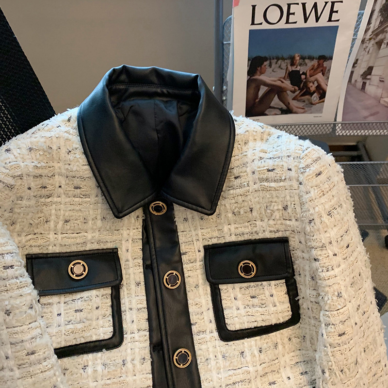 Contrast Stitching Tweed Fragr - Sewing Tweed のレビューと価格
