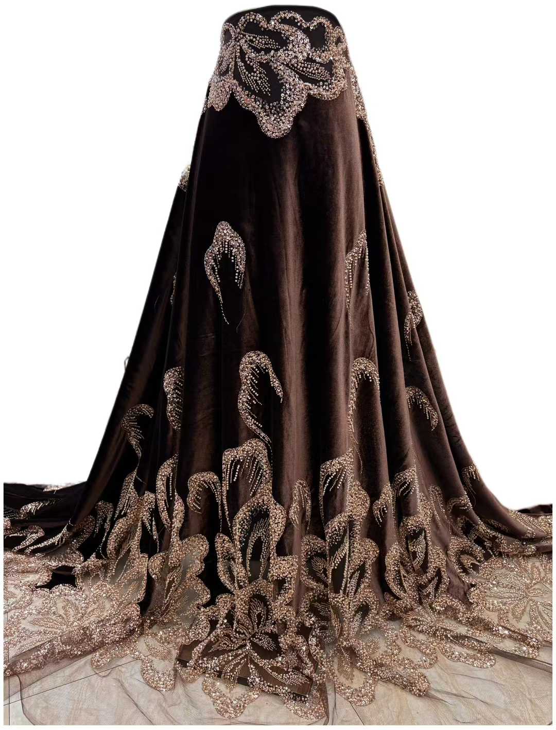 African Velvet Beaded Heavy La - Sewing Velvet Fabric のレビューと価格