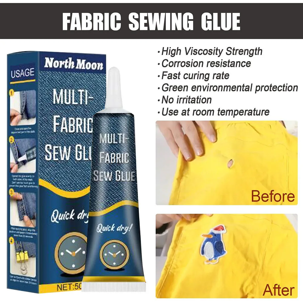 50ml Fabric Glue Quick Dry Fab - Sewing Technology のレビューと価格