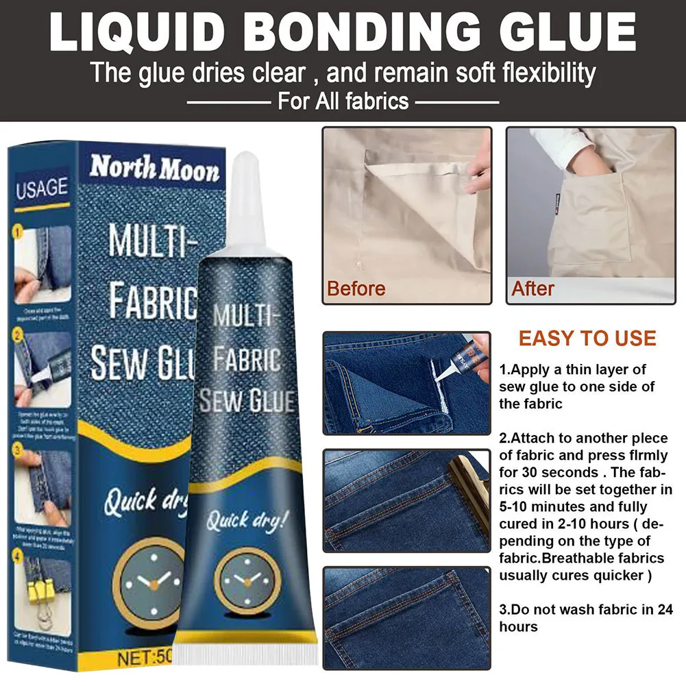 50ml Fabric Glue Quick Dry Fab - Sewing Technology のレビューと価格