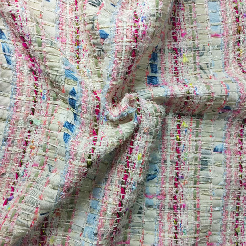Pink and White Woven Ribbon Ya - Sewing Tweed のレビューと価格