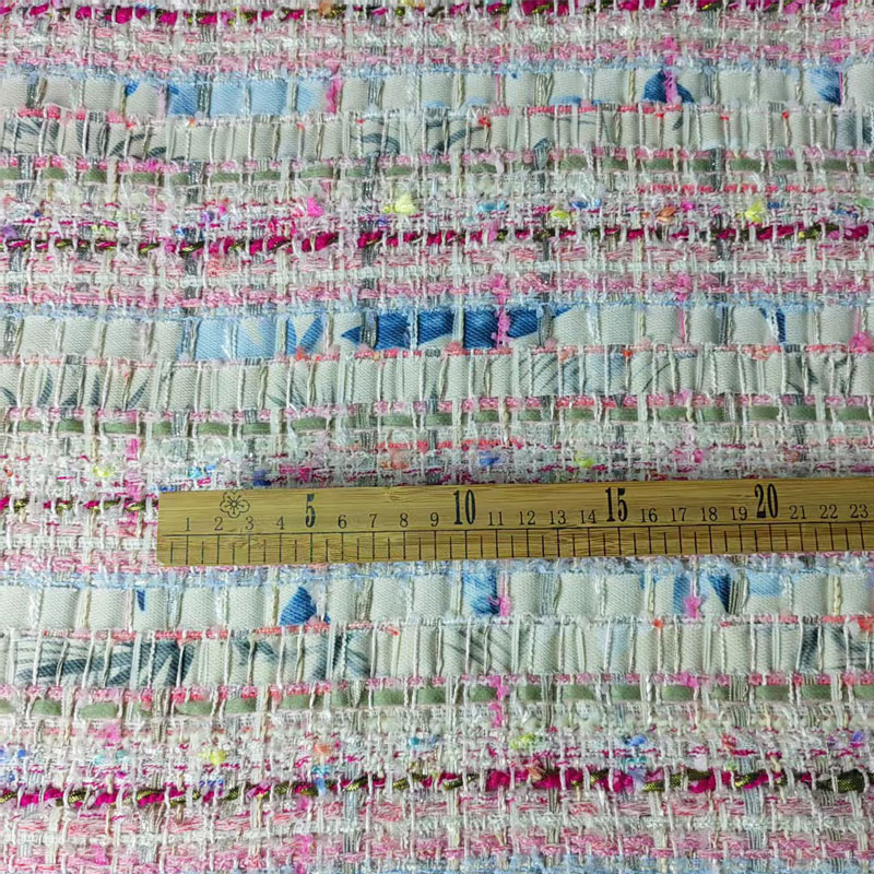 Pink and White Woven Ribbon Ya - Sewing Tweed のレビューと価格