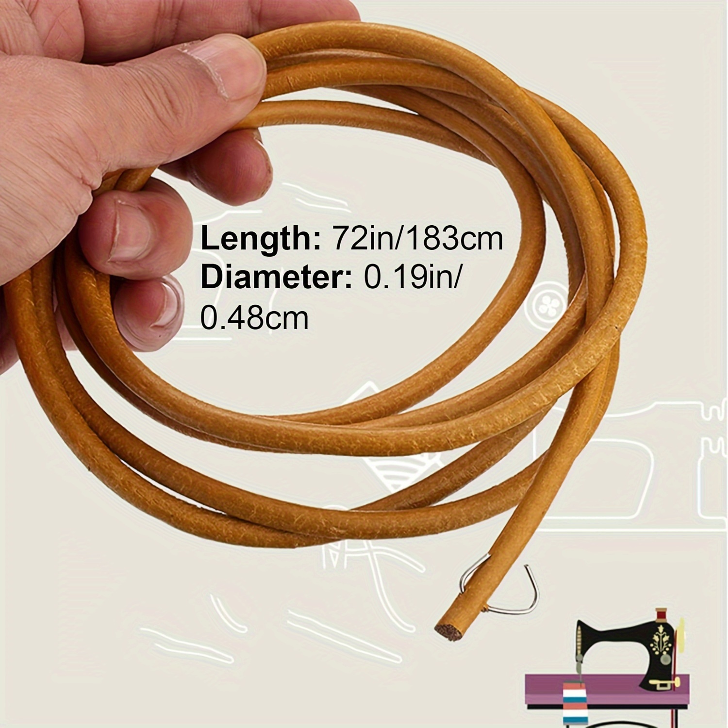 Durable brown cowhide pedal se - Textile Sewing Machine のレビューと価格