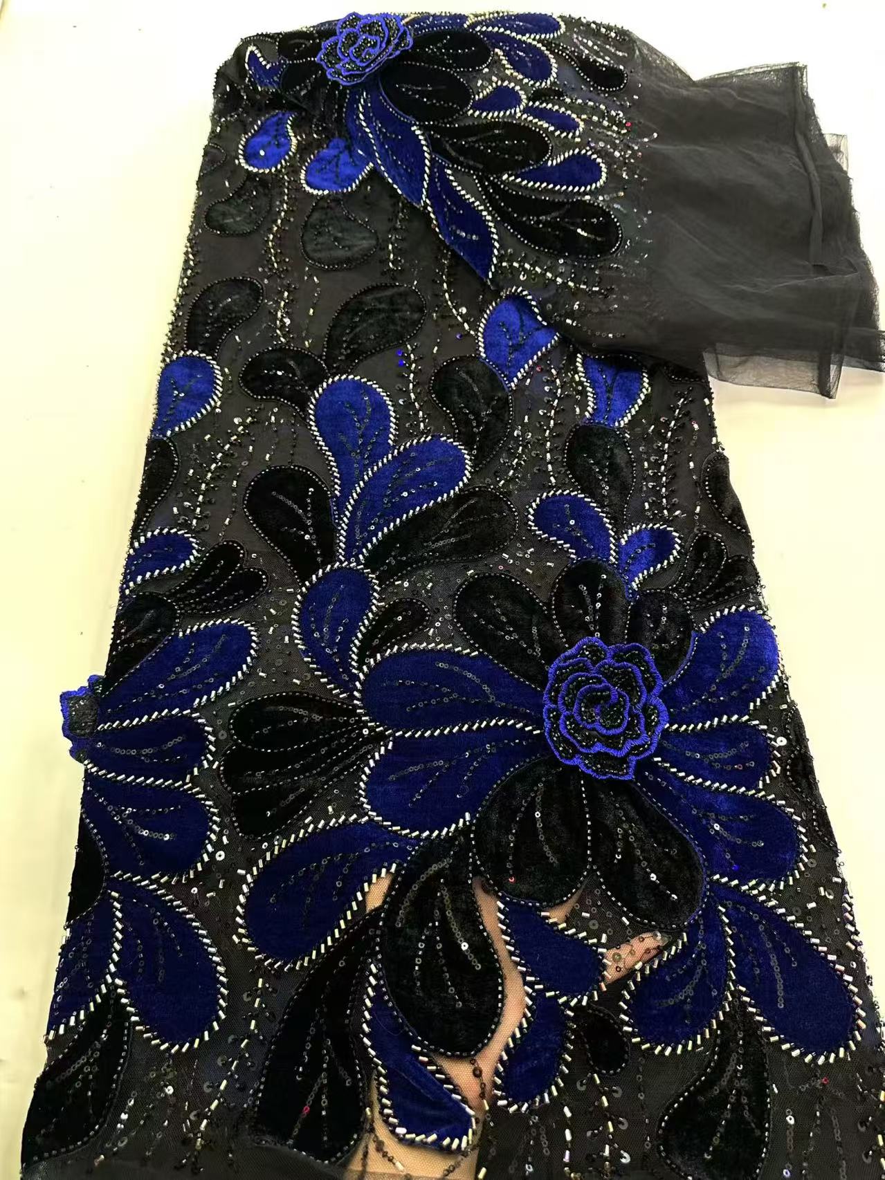 Latest African Velvet Lace Fab - Sewing Velvet Fabric のレビューと価格