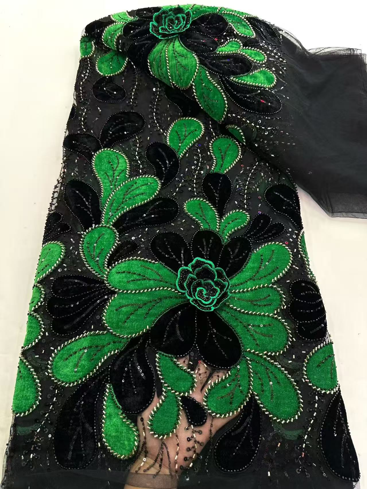 Latest African Velvet Lace Fab - Sewing Velvet Fabric のレビューと価格