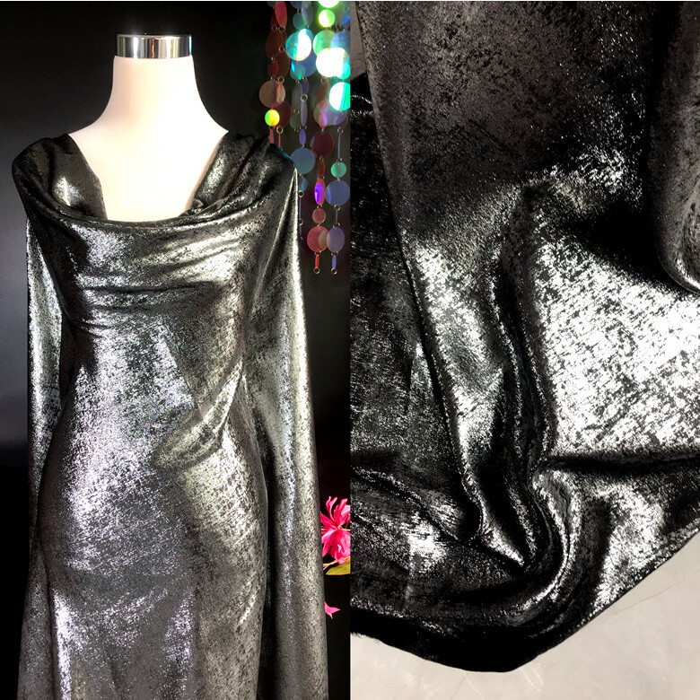 Soft velvet with gold foil fab - Sewing Velvet Fabric のレビューと価格