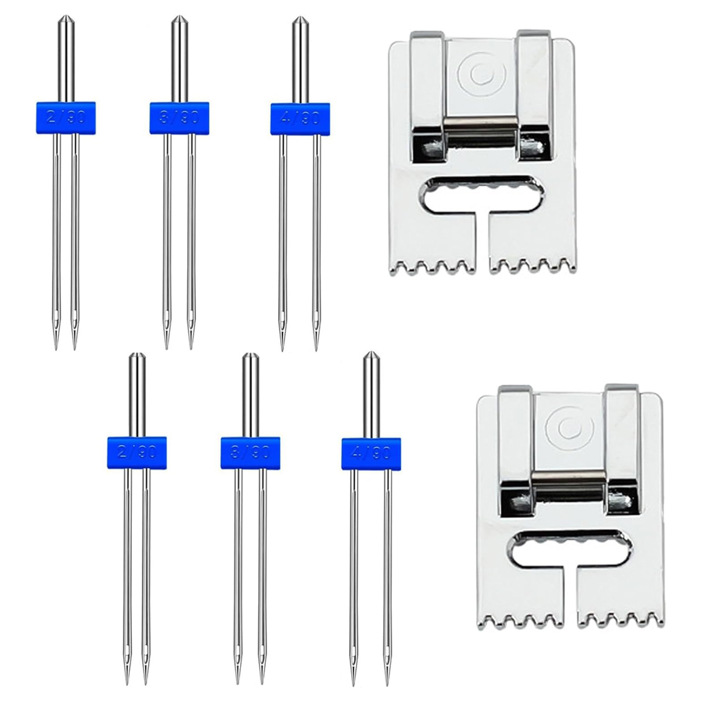 6PCS Twin Needle Double Needle - Twin Needle Stretch のレビューと価格
