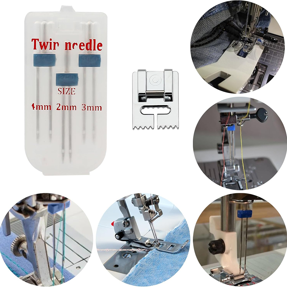 6PCS Twin Needle Double Needle - Twin Needle Stretch のレビューと価格