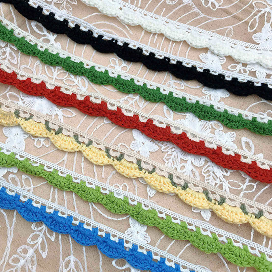 3yard Colorful Cotton Lace Gar - Sewing Technology のレビューと価格