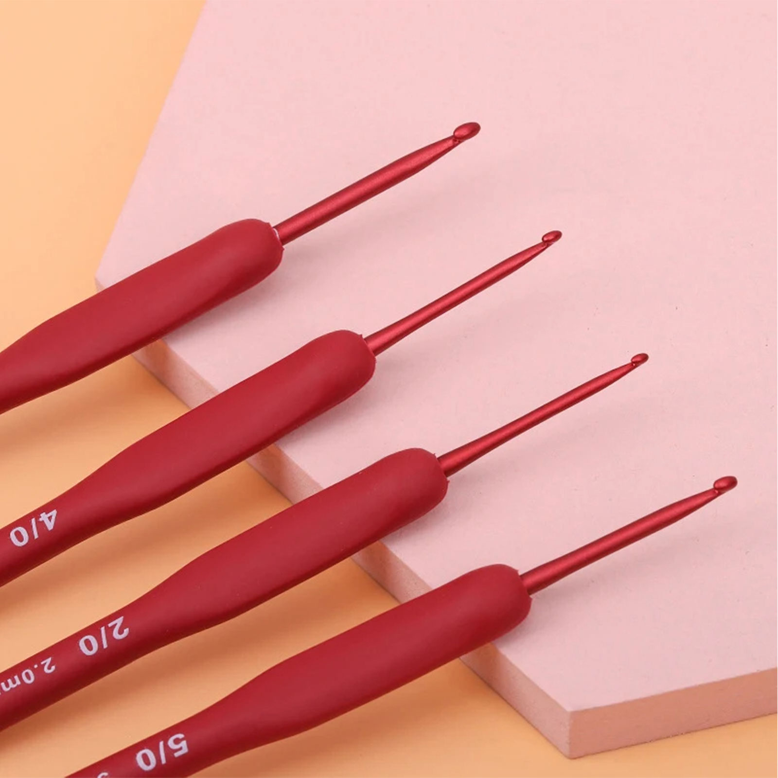 9/33pcs Red Crochet Hook set,  - Sewing Necessities のレビューと価格