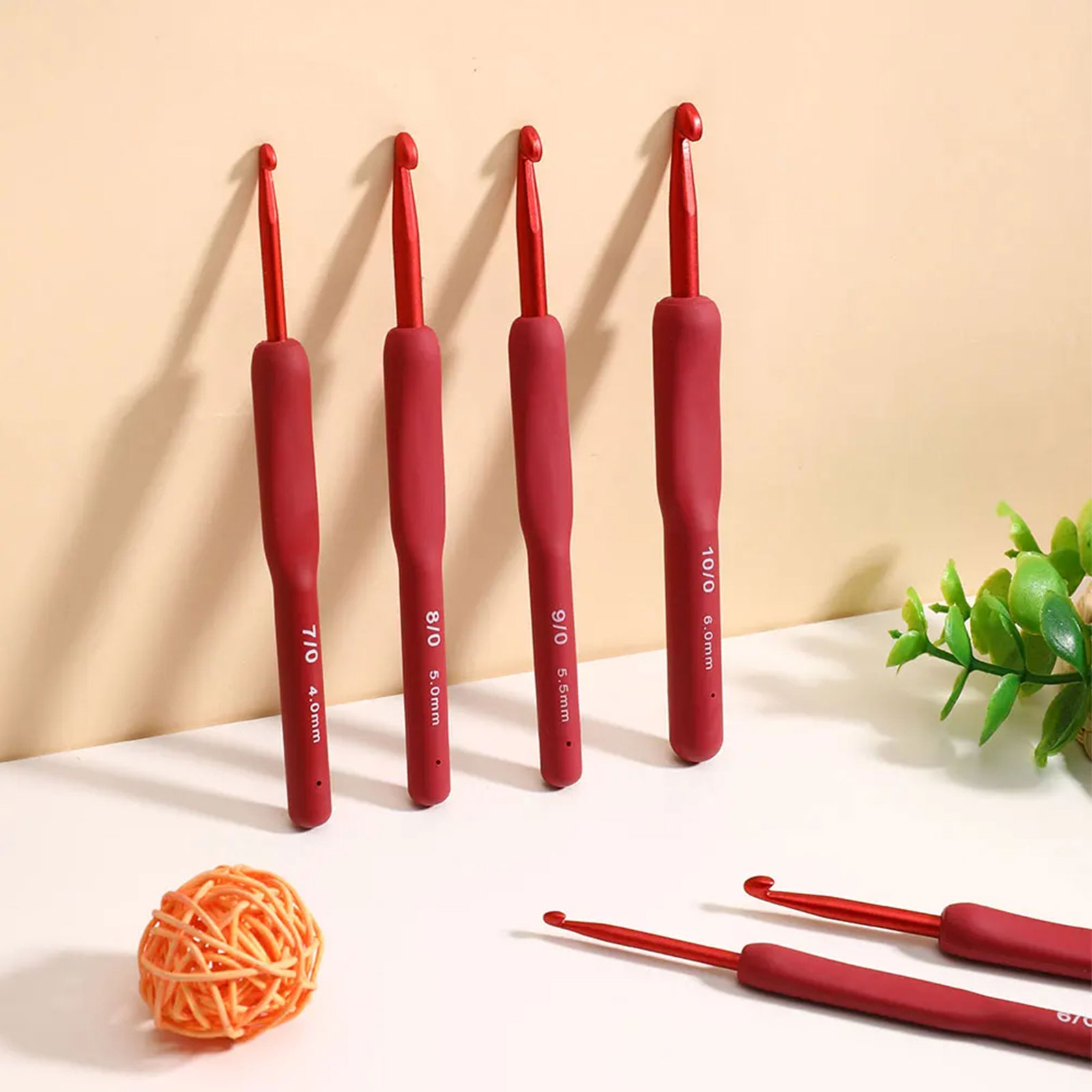 9/33pcs Red Crochet Hook set,  - Sewing Necessities のレビューと価格