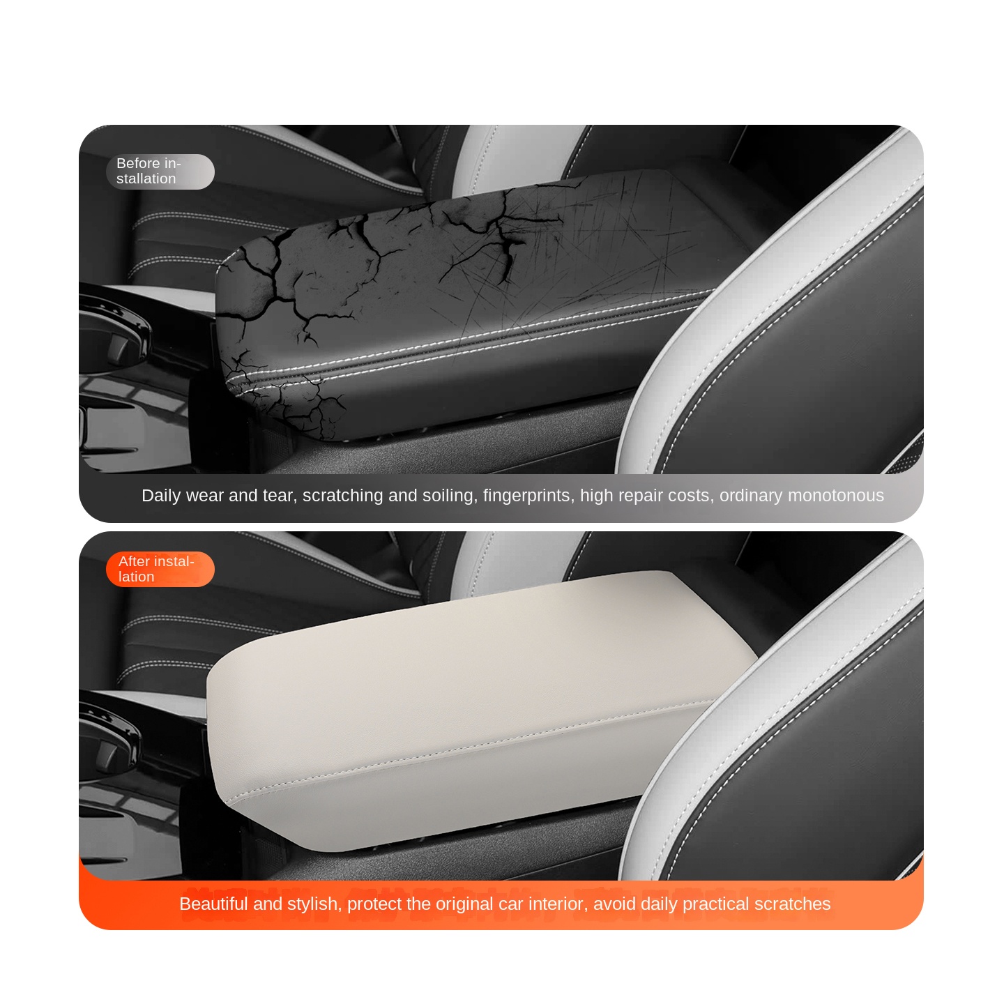 Hard Shell Leather Armrest Box - Sewing Knit のレビューと価格