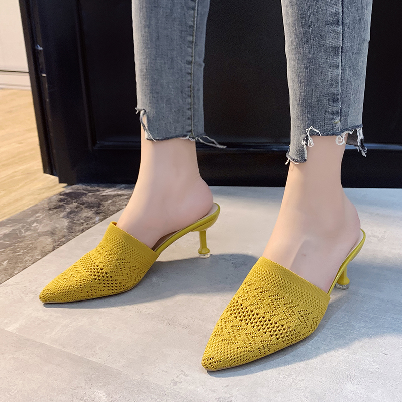 Summer Women Slippers Yellow B - Sewing Knit のレビューと価格