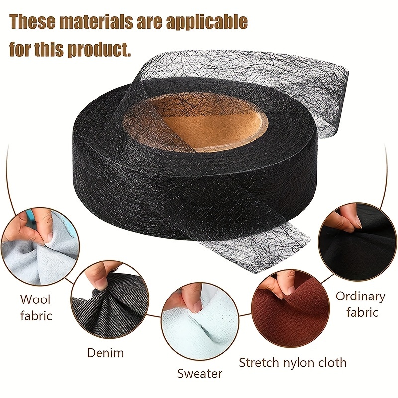 70 Yards Iron-On Fusible Hem T - Hem Tape Fusible のレビューと価格