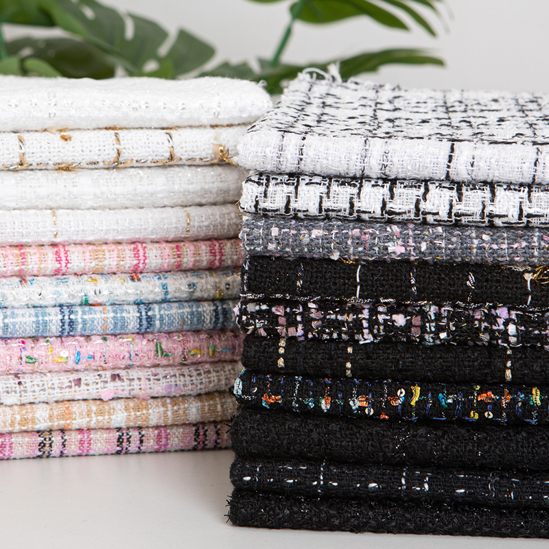 Women\'s Tweed Fabric Thickene - Sewing Tweed のレビューと価格